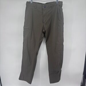 Olive Green Utility Pants Outdoor‎ Hiking Travel Casual Mens 34x32